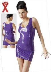 Latex Dress purple M