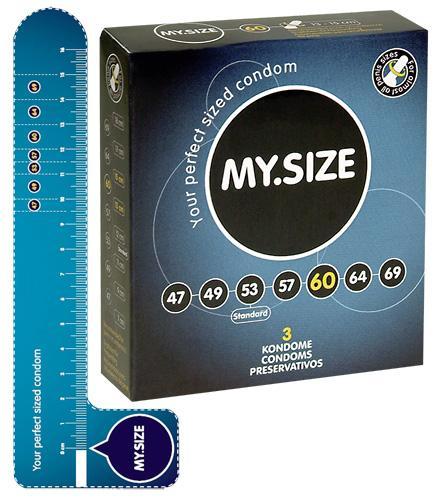 MY.SIZE 60 mm 3 pcs. condoms 