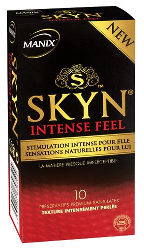 Manix SKYN Intense Feel ,täpikestega, eriti õhukesed lateksivabad kondoomid, 10tk