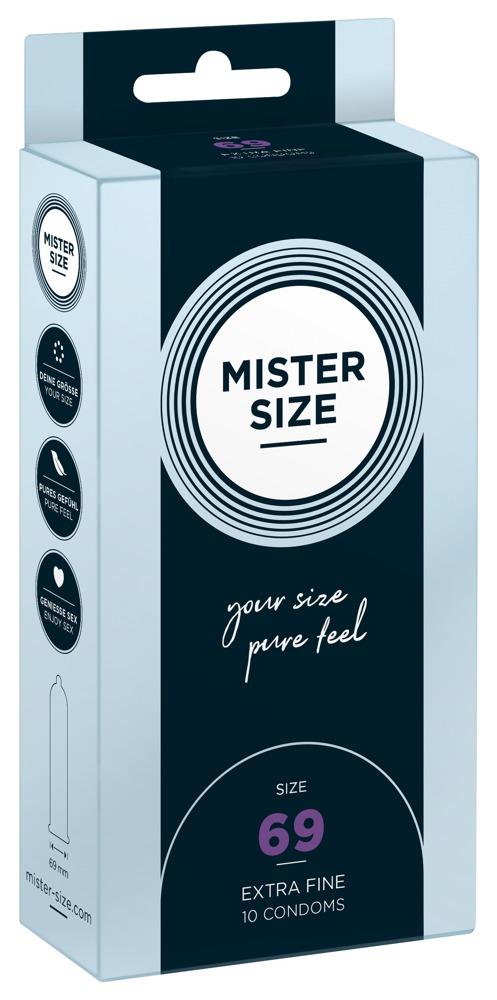 Mister Size 69 mm, kõige suuremad  kondoomid, 10tk