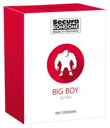 SECURA Big Boy 60 mm, suuremõõtmelised kondoomid-100 tk