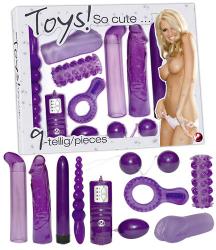 Toys "So cute..", sekslelude komplekt, violetne