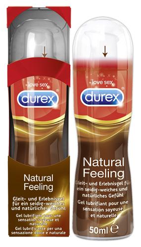 Durex "Natural Feeling", silikoonbaasili libesti, 50ml