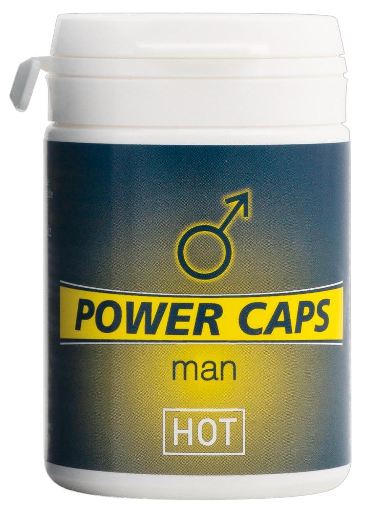 HOT Power Caps Man, toidulisand meeste võimekusele, 60tk