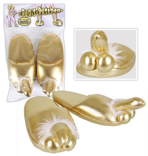 Penis Slippers Gold 