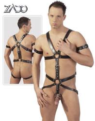ZADO, täisnahast "Härraste-harness", S/M, L/XL