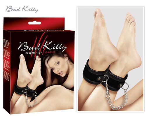 Ankle cuffs black Bad Kitty