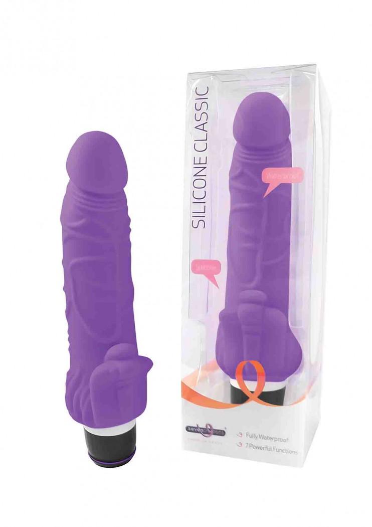 SEVEN CREATIONS SILICONE CLASSIC VIBE PURPLE - LARGE