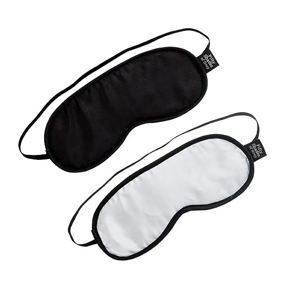 FIFTY SHADES OF GREY - SOFT BLINDFOLD TWIN PACK, pehmed silmaklapid