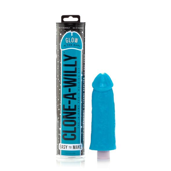 CLONE A WILLY KIT - GLOW-IN-THE-DARK BLUE