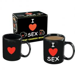 "I LOVE SEX" muutuv tass