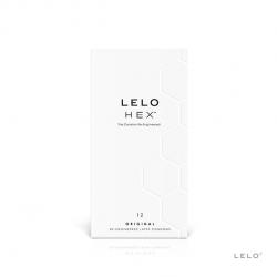 LELO - HEX CONDOMS ORIGINAL, uudsed eksklusiivkondoomid, 12tk