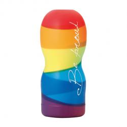 TENGA - ORIGINAL VACUUM CUP RAINBOW UNITE PRIDE BE PROUD, vikerkaare-värviline masturbaator